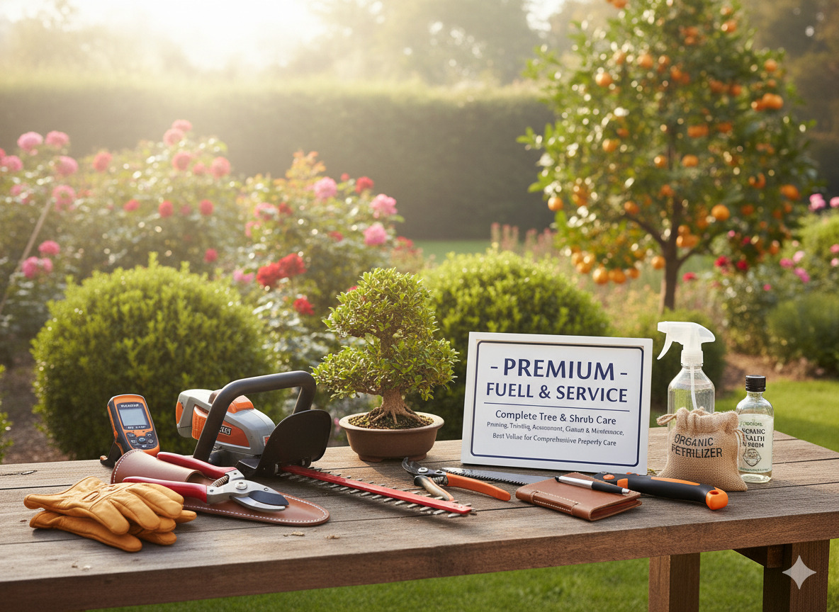 Premium full tree and shrub care service